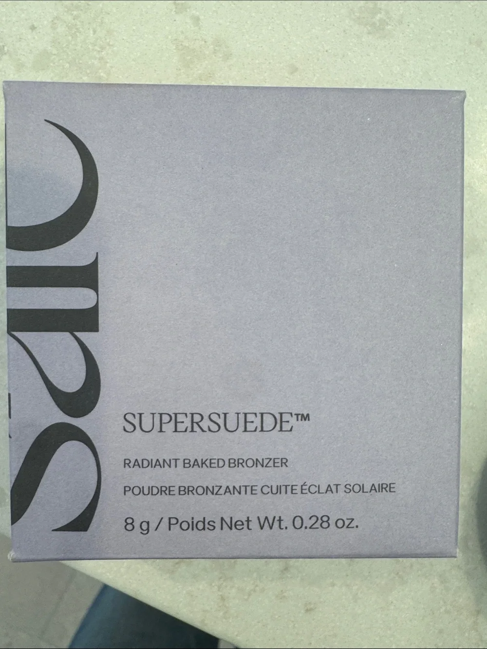 Saie Supersuede Radiant Baked Bronzer - color is Palermo